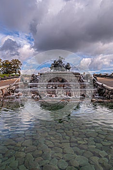 Gefion Fountain seen from front, Copenhagen, Denmark