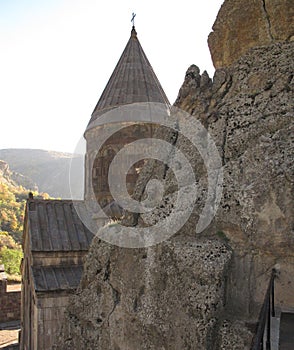 Gegardavank literally - `monastery spears.` photo