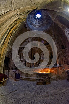 GEGHARD MONASTERY, ARMENIA - AUGUST 04, 2017: Geghard Monastery