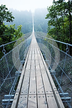 Geierlay suspension bridge in Germany