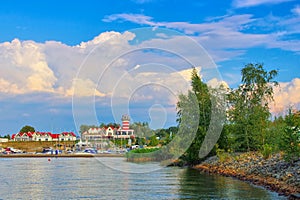 Geierswalde lighthouse in Lusatian Lake District