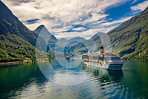 Geiranger fjord, Beautiful Nature Norway