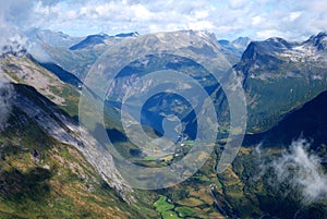 Geiranger fjord in Norway