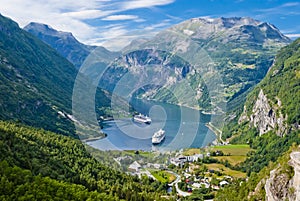 Geiranger Fjord, Norway photo