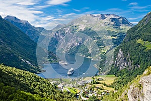 Geiranger Fjord, Norway photo