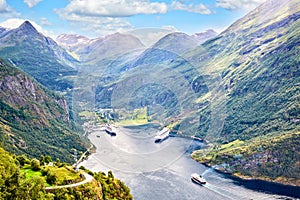 Geiranger Fjord in Norway