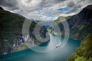 Geiranger fjord, Norway photo