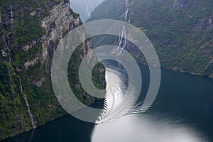 Geiranger fjord. Norway photo