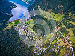 Geiranger fjord, Norway.