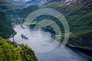 Geiranger fjord, Norway.