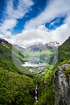 Geiranger fjord, Norway.