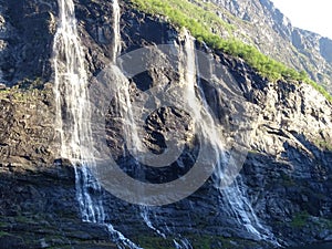 Geiranger fjord - norway in spring