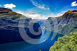 Geiranger fjord, Norway. photo