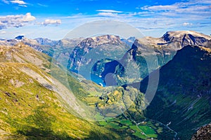 Geirangerfjord from Dalsnibba viewpoint, Norway