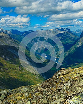 Geirangerfjord from Dalsnibba viewpoint, Norway