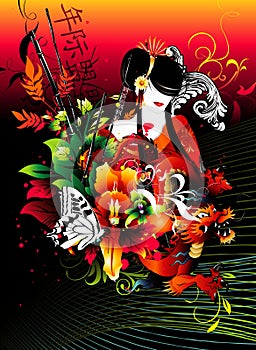 Geisha composition