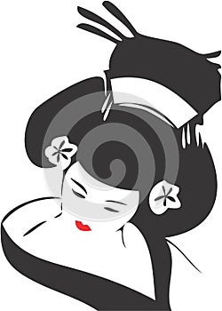 Geisha Face 06