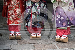 Geisha girls in Japan