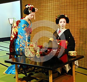 Geisha tea ceremony