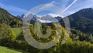 Geisler Dolomites Autumn