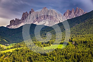 Geisler Odle Dolomites Peaks-Val Di Funes, Italy