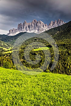 Geisler Odle Dolomites Peaks-Val Di Funes, Italy