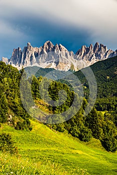 Geisler Odle Dolomites Peaks-Val Di Funes, Italy