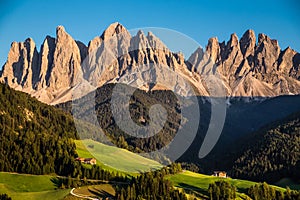 Geisler Odle Dolomites Peaks-Val Di Funes, Italy