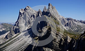 Geisler Peaks at Puez Geisler Nature Park