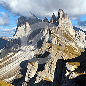 Geislergruppe or Gruppo dele Odle, Italian Dolomites photo