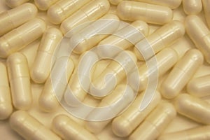 Gelatine capsules background