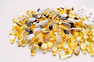 Gelatinous capsules with the cod-liver oil-omega3