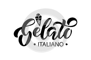 Gelato lettering