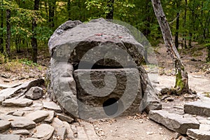 Gelendzhik district, ancient dolmens in the valley of the river Zhane.