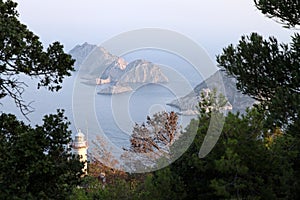 Gelidonya lighthouse and Bes Adalar photo