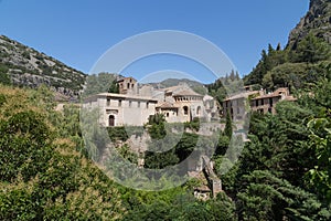 Gellone Monastery at Saint-Guilhem-le-Desert, UNSECO