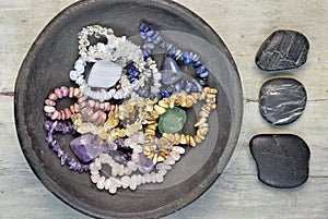 Gem stones and crystals