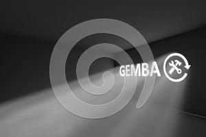 GEMBA rays volume light concept photo