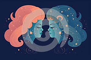 Gemini zodiac sign. Astrological prediction