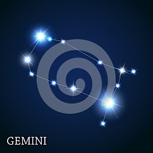 Gemini Zodiac Sign of the Beautiful Bright Stars