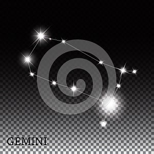 Gemini Zodiac Sign of the Beautiful Bright Stars