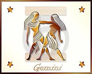 Gemini zodiac star sign photo