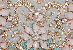 Gemstone jewellery abstract