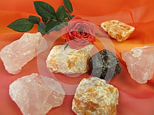 Gemstone mix for water revitalization love and harmony