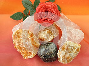 Gemstone mix for water revitalization love and harmony