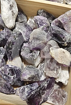 Gemstone Quartz-Stone, close-up