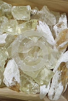 Gemstone Quartz-Stone, close-up