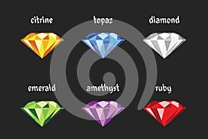 Gemstone vector