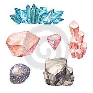 Gemstones cluster set