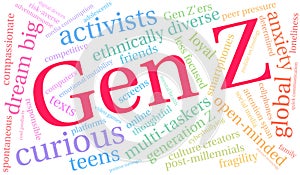 Gen Z Word Cloud
